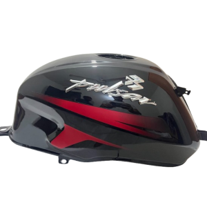 Petrol Tank for Bajaj Pulsar 150/180 BS3 UG6 with Monogram | Black & Red
