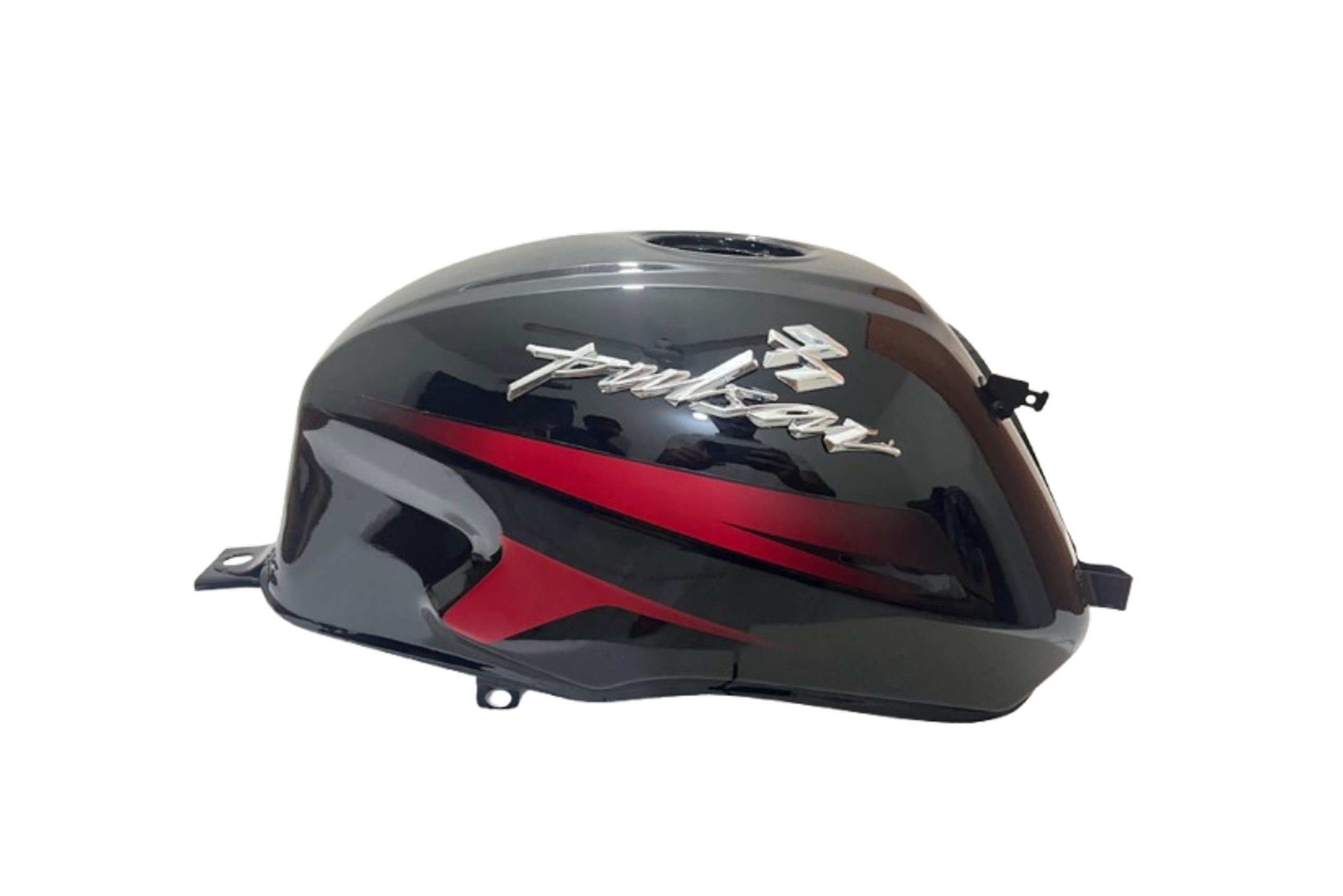 Petrol Tank for Bajaj Pulsar 150/180 BS3 UG6 with Monogram | Black & Red