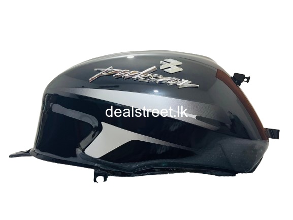 Petrol Tank for Bajaj Pulsar 150/180 BS3 UG6 with Monogram | Black & Grey