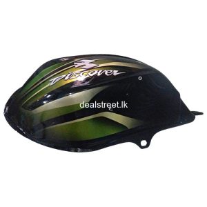 Ensons Petrol Tank for Bajaj Discover 100/ 125 New Model/ 150 (Black/Golden 3D)
