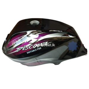 Ensons Petrol Tank for Bajaj Discover 100/ 125 New Model/ 150 (Black/Purple)