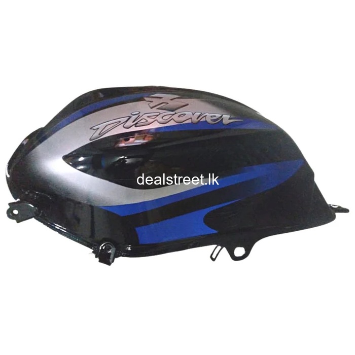 Ensons Petrol Tank for Bajaj Discover 125/135 Digital (KANN Type) (Black/Grey)