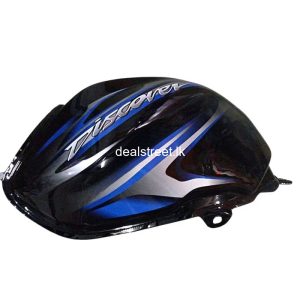Ensons Petrol Tank for Bajaj Discover 125M/ 100M (Black/Blue)