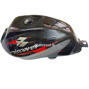 Ensons Petrol Tank for Bajaj Discover 135/ 125 Old Model (Black/Red)
